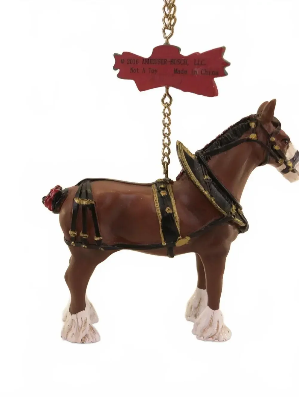 Kurt S. Adler Budweiser Clydesdale Horse Christmas Tree Ornament, 4